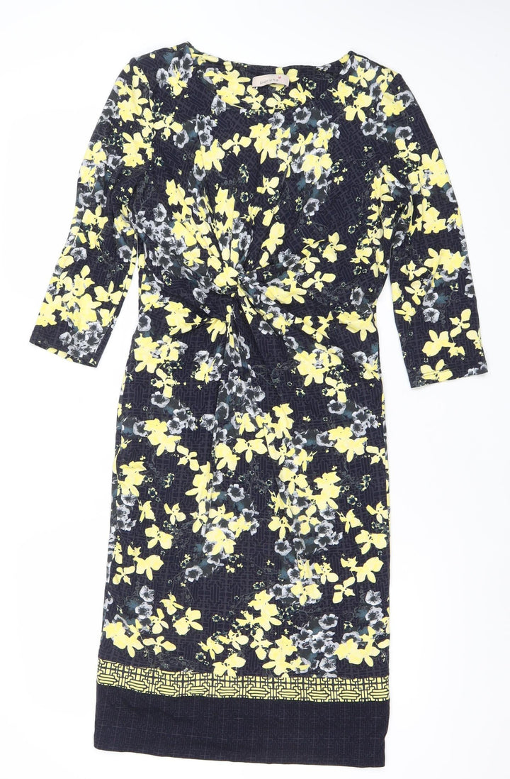Marks and Spencer Women’s Multicoloured Floral Sheath Dress Size 12