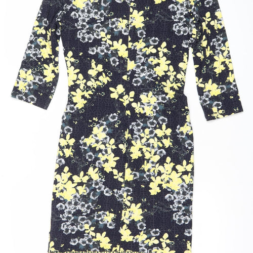 Marks and Spencer Women’s Multicoloured Floral Sheath Dress Size 12