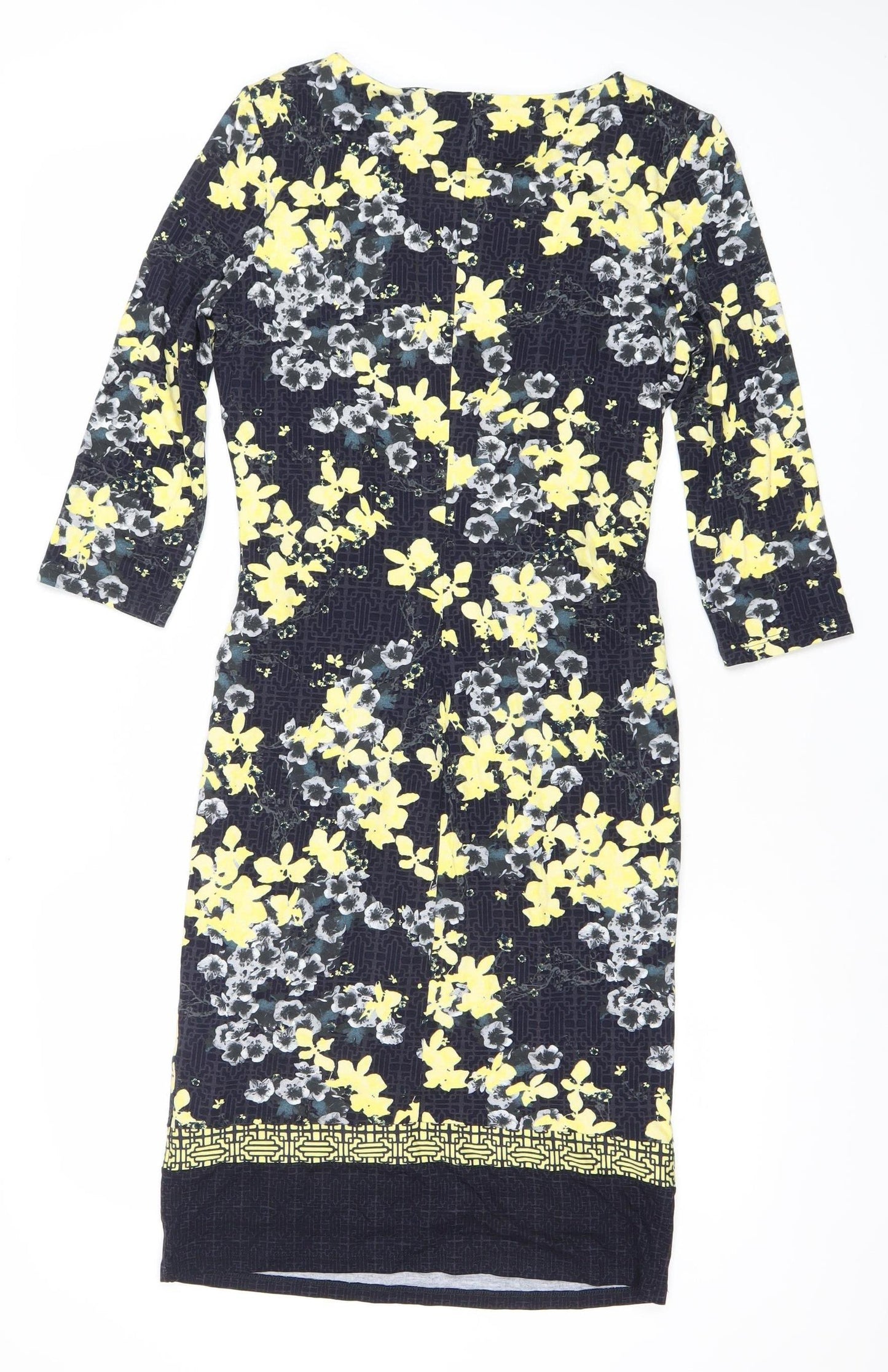 Marks and Spencer Women’s Multicoloured Floral Sheath Dress Size 12