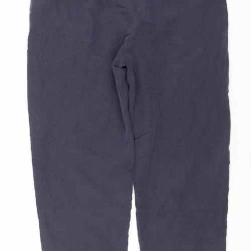 MNG Womens Blue Size 8 Suit Trousers Formal Workwear