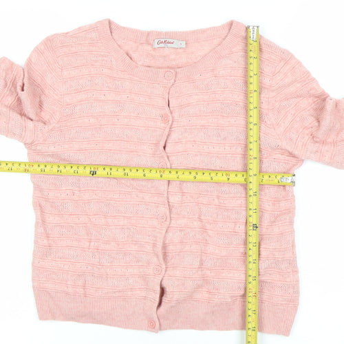 Cath Kidston Women’s Pink Wool Blend Cardigan Jumper Small
