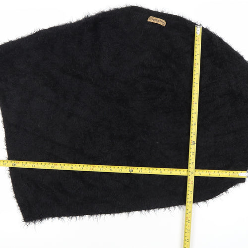 Sophylline Women’s Black Shrug Jumper Knit S 3/4 Sleeve Dolman