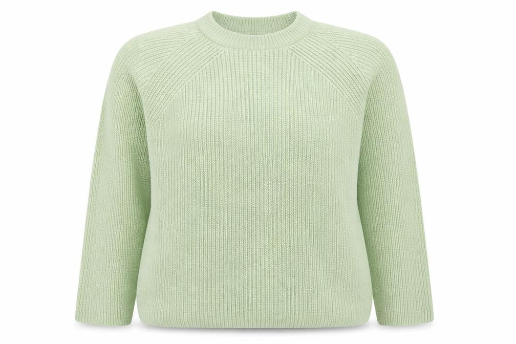 Marks and Spencer Women’s Green L Crew Neck Knit Jumper