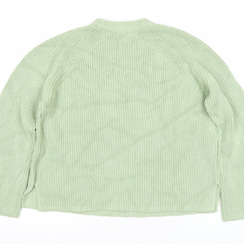 Marks and Spencer Women’s Green L Crew Neck Knit Jumper