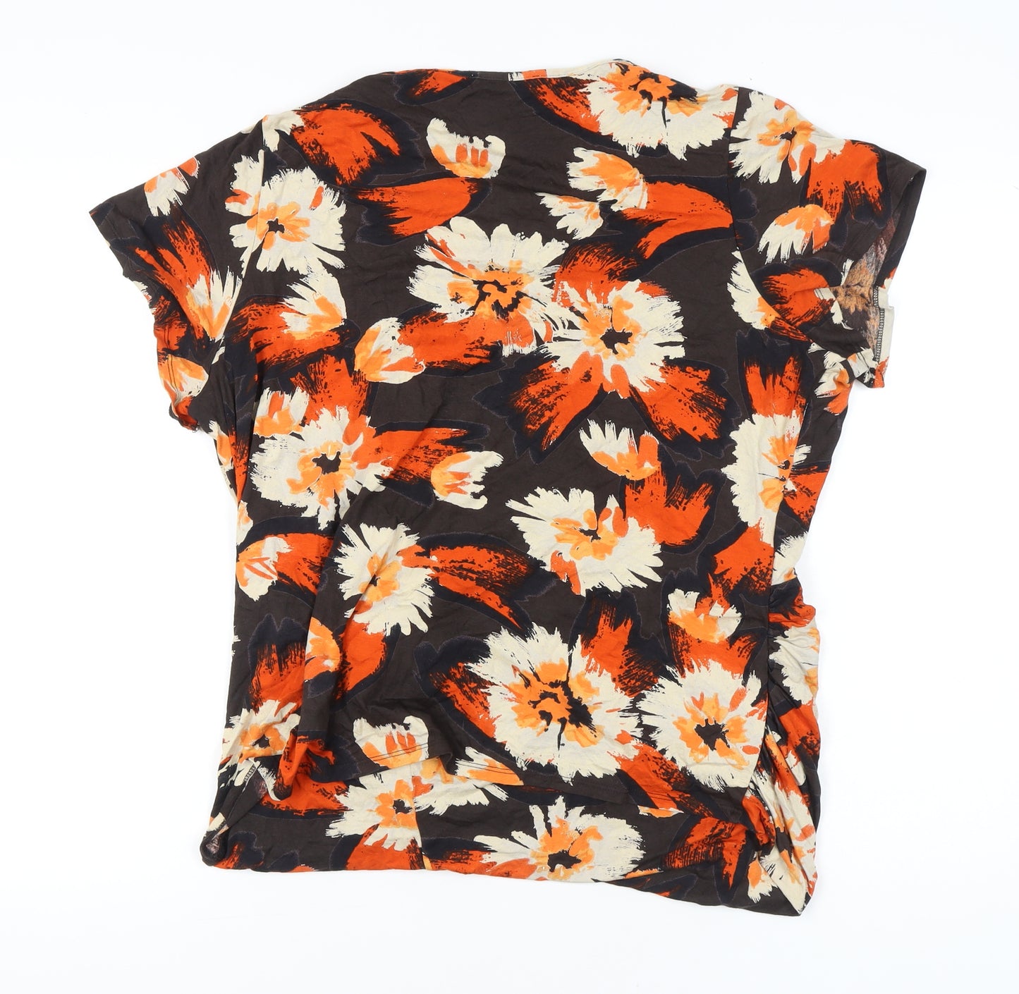 Windsmoor Women's Multicoloured XL Floral Wrap Blouse Top