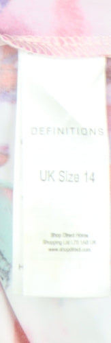 Definitions Women’s Multicoloured Floral Bodycon Dress Size 14