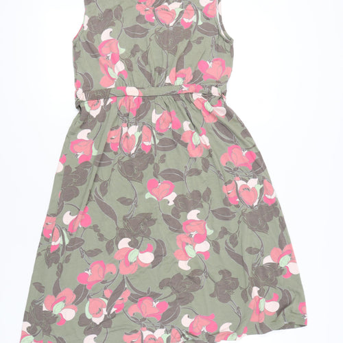 Maine New England Women’s Multicoloured Floral A-Line Dress Size 14