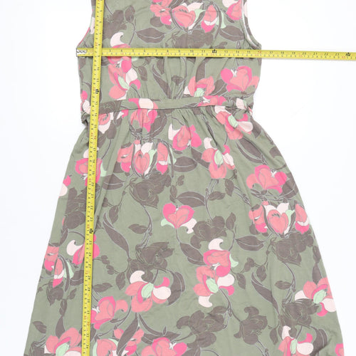 Maine New England Women’s Multicoloured Floral A-Line Dress Size 14