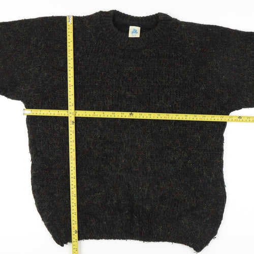 Top Lady Women’s Black Chunky Knit Pullover Jumper Size 20