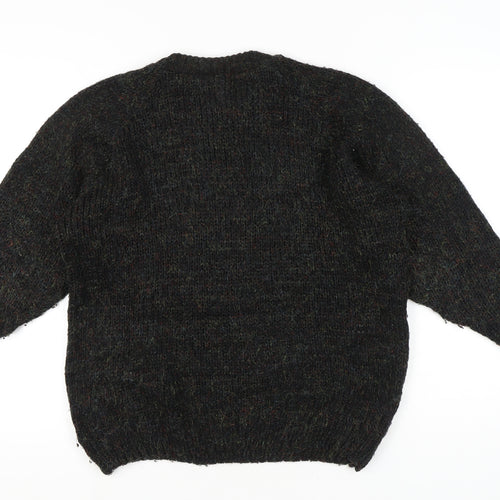 Top Lady Women’s Black Chunky Knit Pullover Jumper Size 20