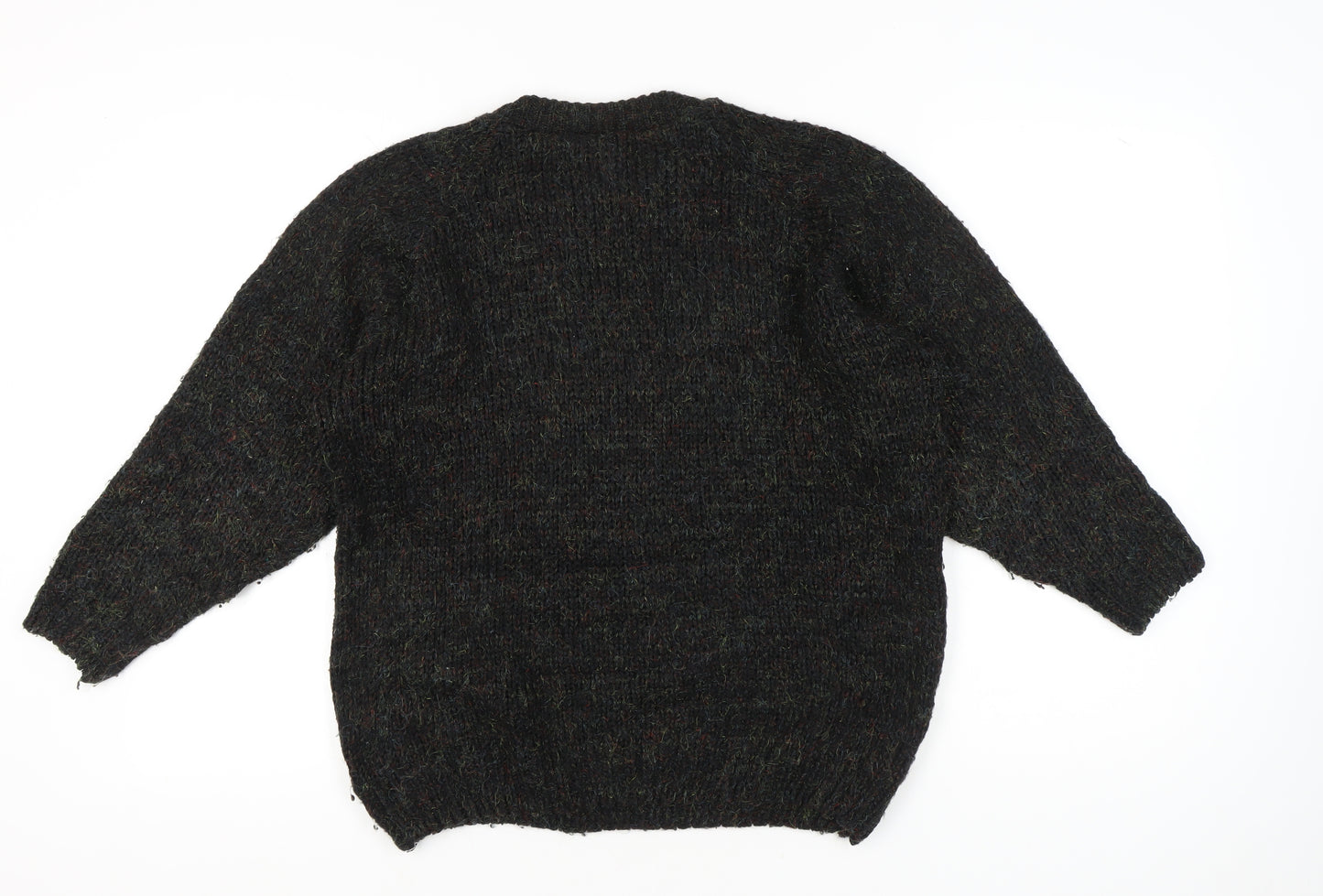 Top Lady Women’s Black Chunky Knit Pullover Jumper Size 20