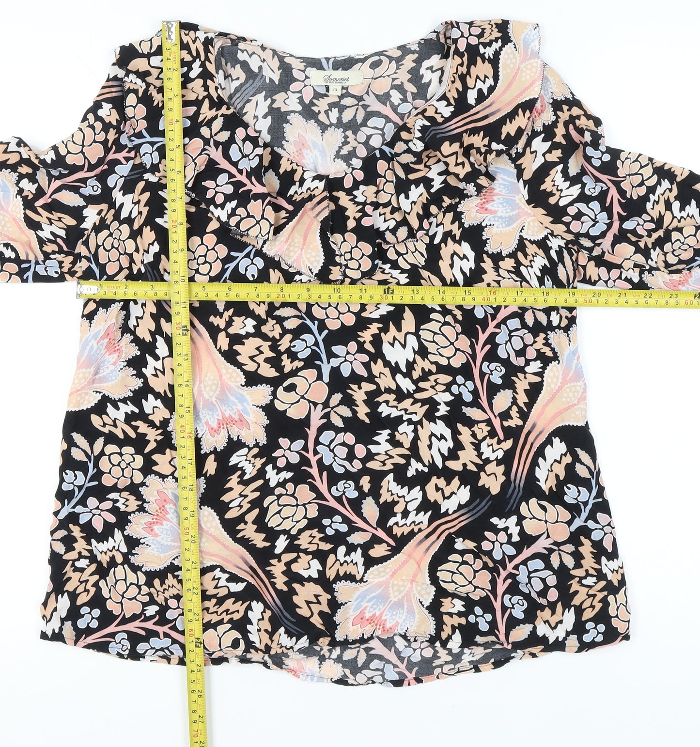 Somerset by Alice Temperley Womens Multicoloured Floral Blouse Size 12