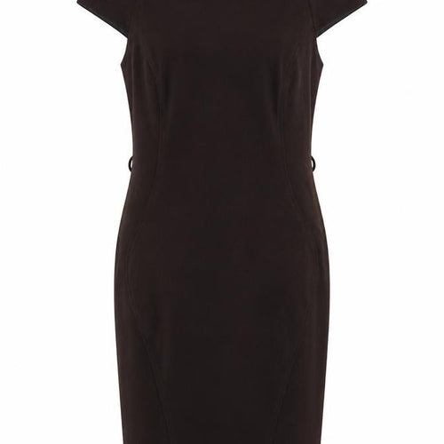 Next Women’s Black Wool Blend Sheath Dress Size 12 Knee Length