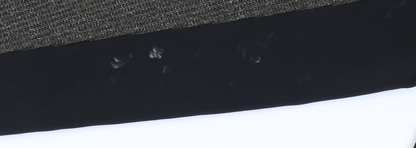 IZOD Men’s Grey Full Zip Sweatshirt Jacket M High Neck Pockets