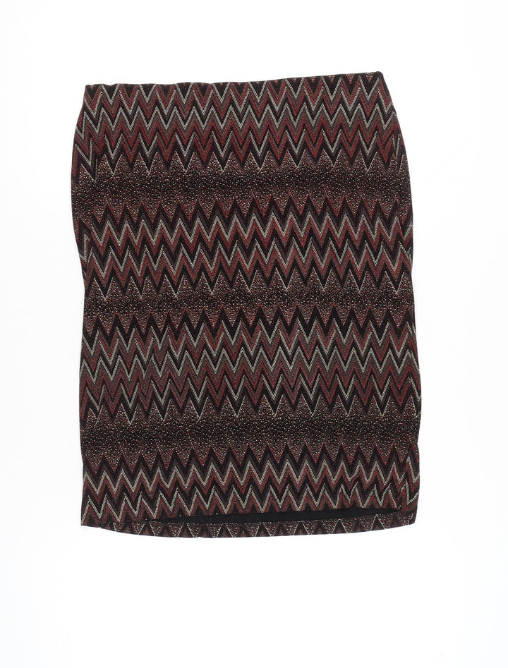 Jessica Women’s Multicoloured Size 12 Geometric Pencil Skirt