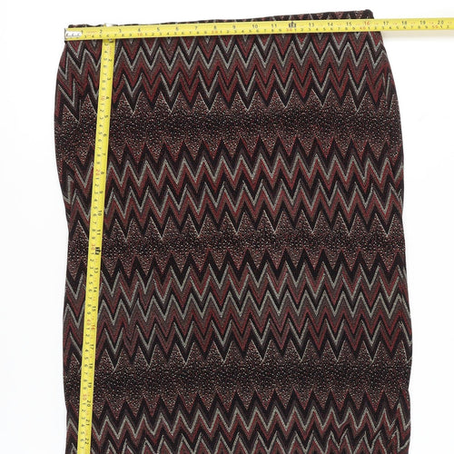 Jessica Women’s Multicoloured Size 12 Geometric Pencil Skirt