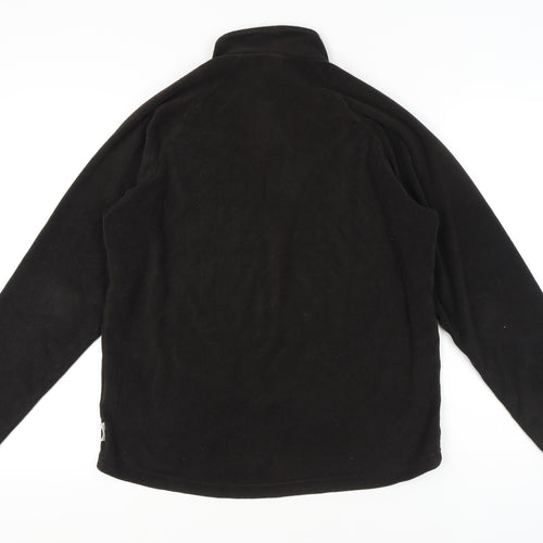 Decathlon Men’s Black Fleece Pullover Sweatshirt L High Neck