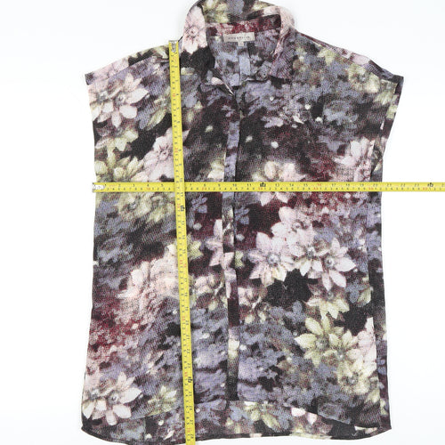 Amaryllis Womens Floral Blouse Size 12 Multicoloured Tunic Top