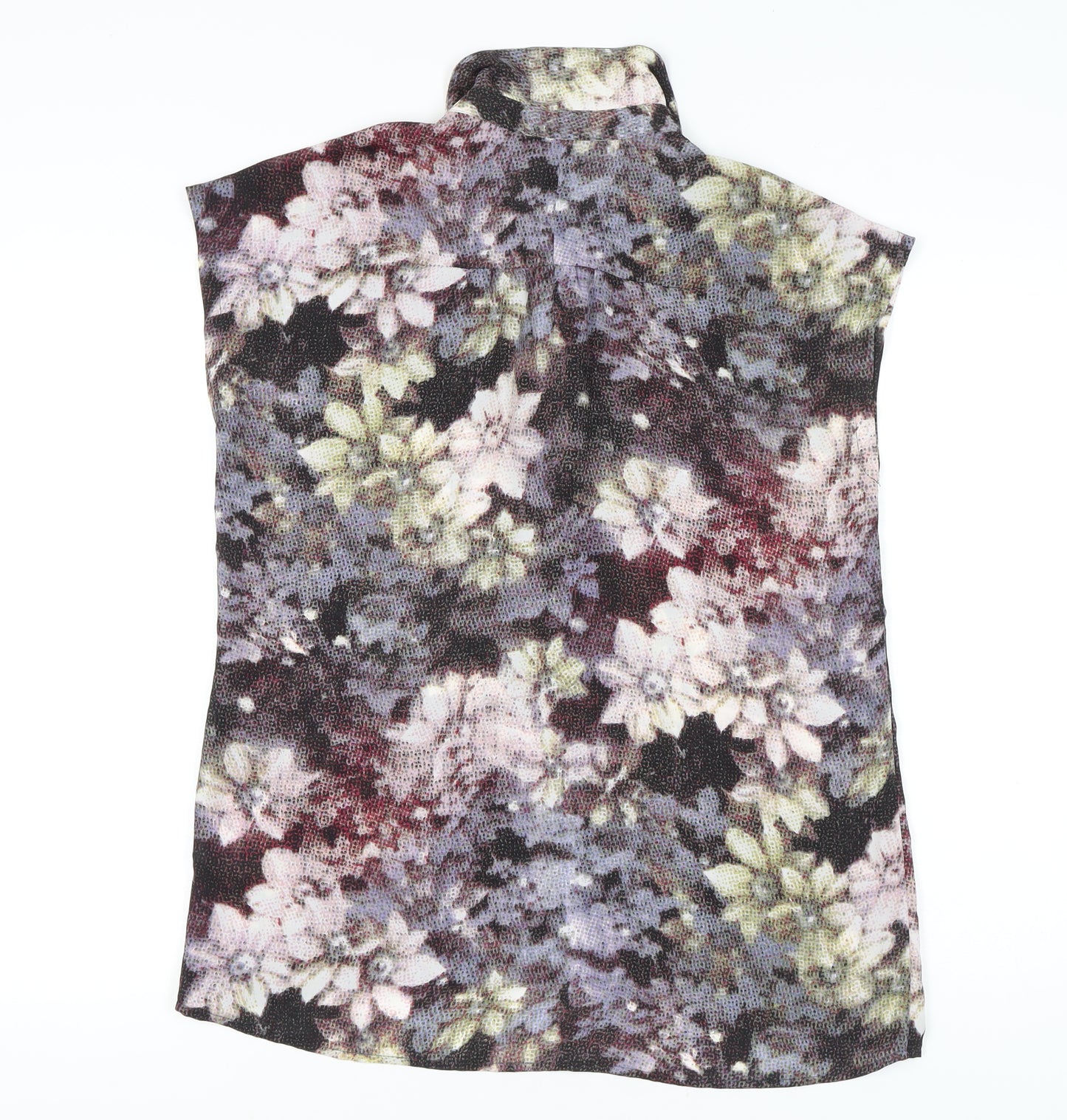 Amaryllis Womens Floral Blouse Size 12 Multicoloured Tunic Top