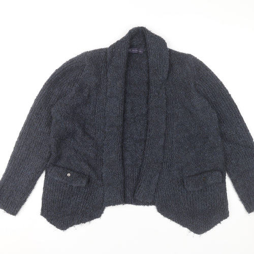 Marks and Spencer Womens Grey Chunky Knit Cardigan UK 12