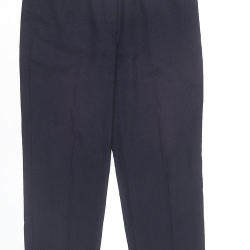 Marks and Spencer Women’s Blue Size 14 Regular Straight Dress Pants