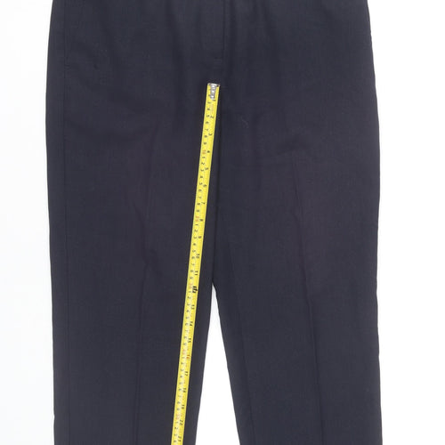 Marks and Spencer Women’s Blue Size 14 Regular Straight Dress Pants