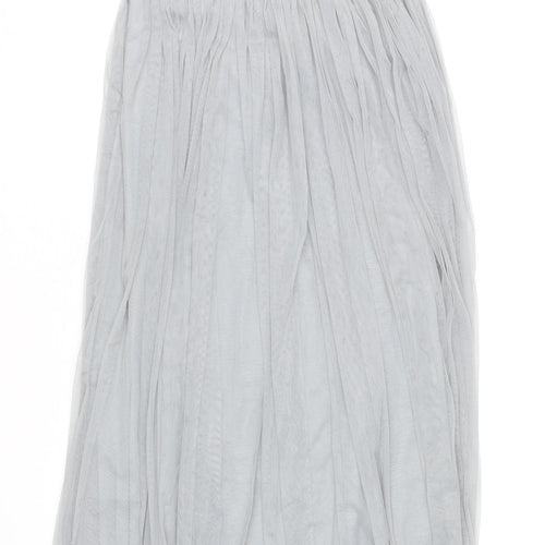 ASOS Women’s Grey Sequin Maxi One Shoulder Formal Dress Size 12