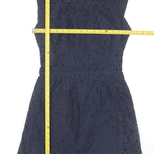 Apricot Women’s Blue Lace Sleeveless Sheath Party Dress Size S
