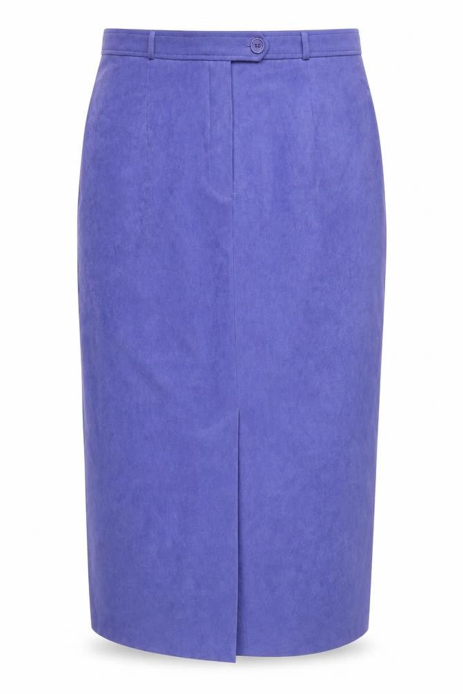 Etam Women’s Purple Size 16 Pencil Midi Skirt Polyester