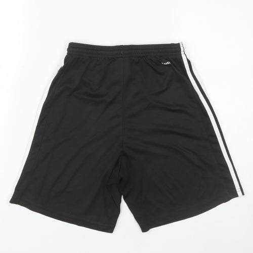Adidas Men's Black Small Athletic Sports Shorts Polyester