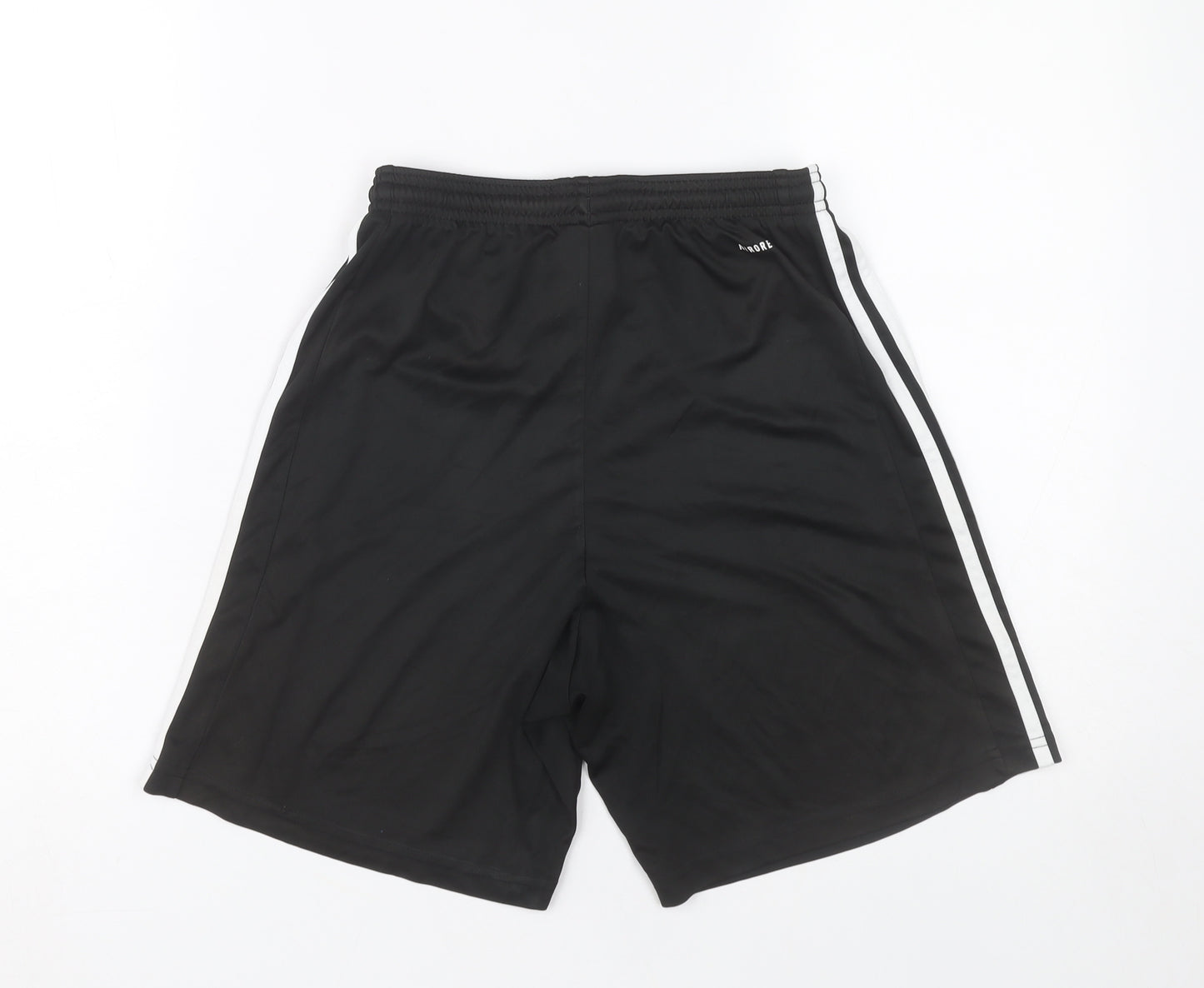 Adidas Men's Black Small Athletic Sports Shorts Polyester