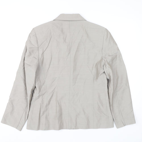 Marks and Spencer Women’s Beige Blazer UK 12 Classic Workwear