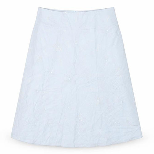 New Look Womens Blue Size 12 A-Line Knee Length Skirt