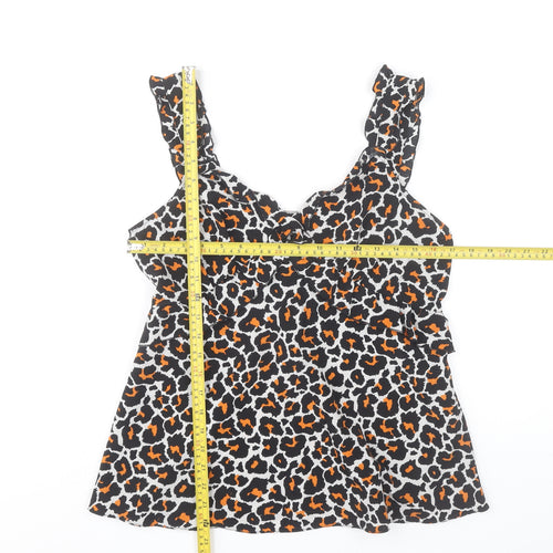 Dorothy Perkins Women’s Multicoloured Leopard Print Camisole Top UK12
