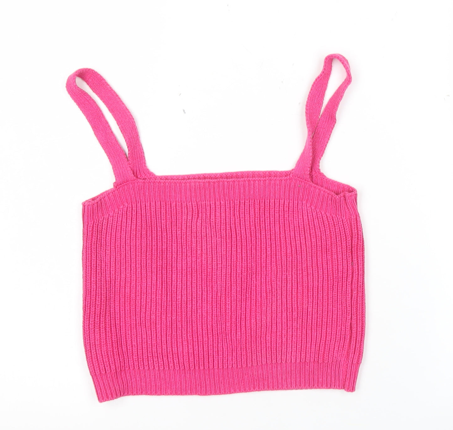 Apricot Womens Pink Knit Tank Top UK 10 Summer Camisole