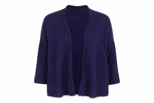 Front view of Phase Eight Women’s Blue, size UK 12, Cardigan Long Sleeve Knitwear
