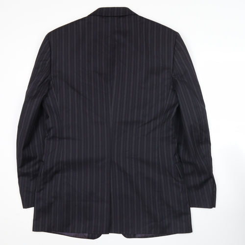 Paul Smith Men’s Blue Pinstripe Wool Blazer Jacket 40R Classic Formal