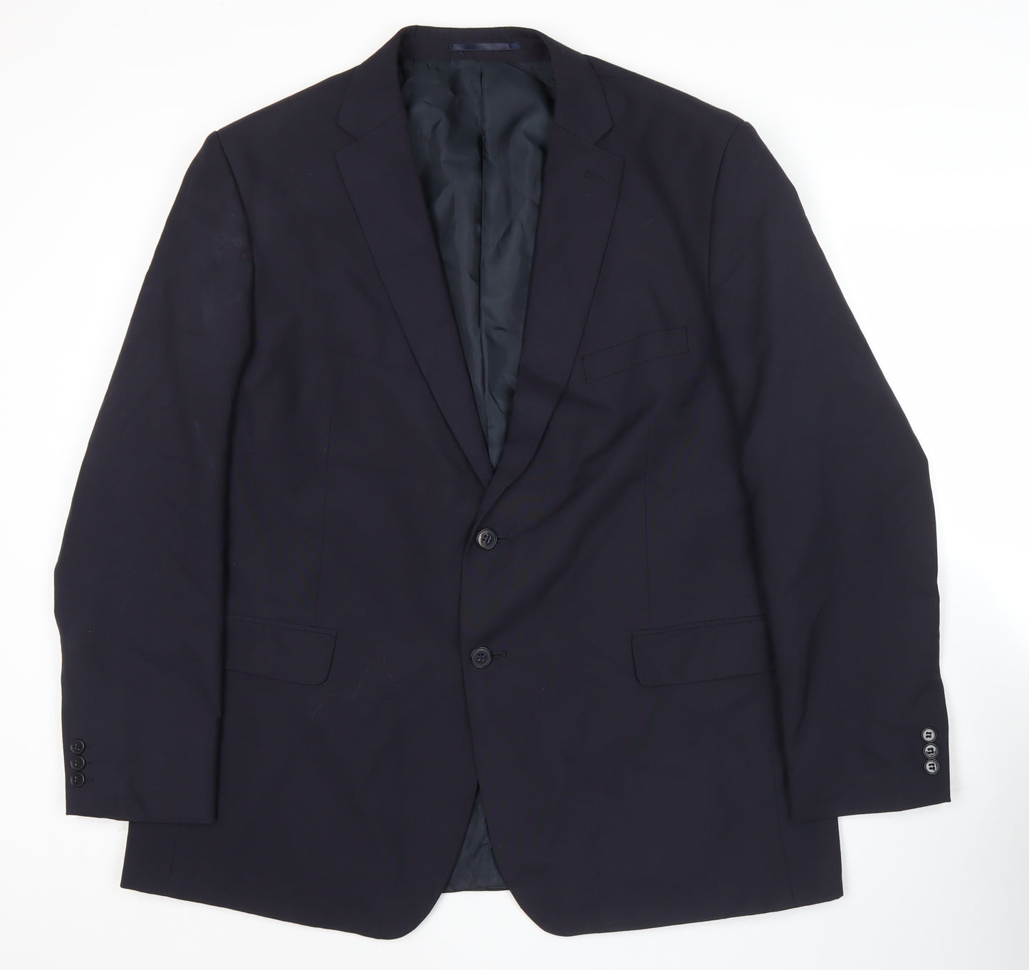 Karl Jackson Men's Blue 48in Regular Fit Blazer Jacket