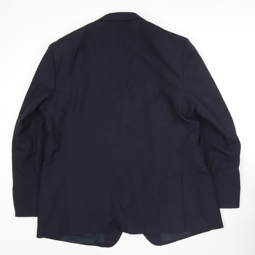 Karl Jackson Men's Blue 48in Regular Fit Blazer Jacket