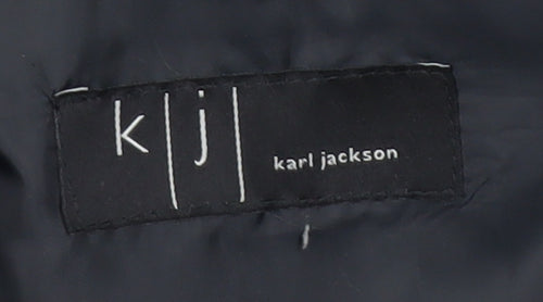 Karl Jackson Men's Blue 48in Regular Fit Blazer Jacket