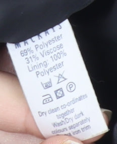 Opus Women's Grey Blazer Jacket Size 14 Wool Look Workwear