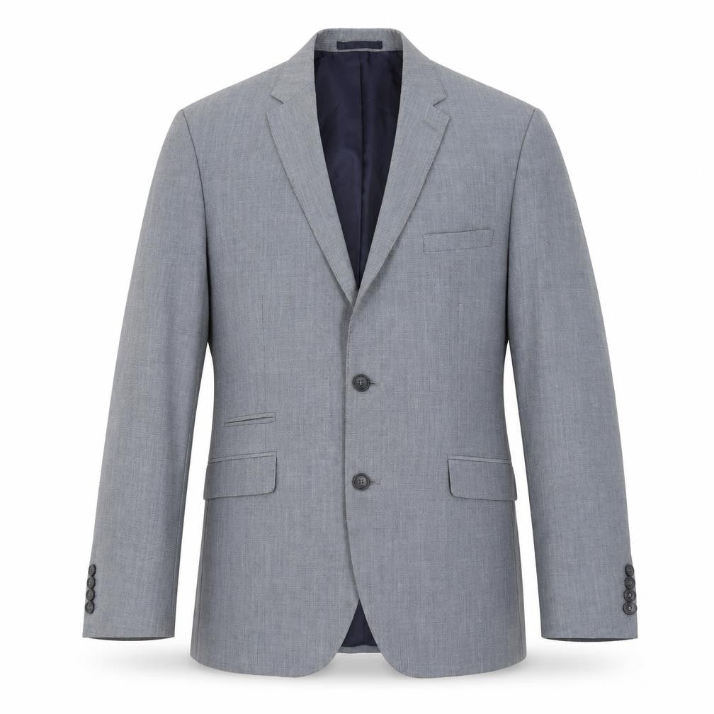 Burton Menswear Men’s Grey 42L Slim Fit Two Button Blazer Suit Jacket