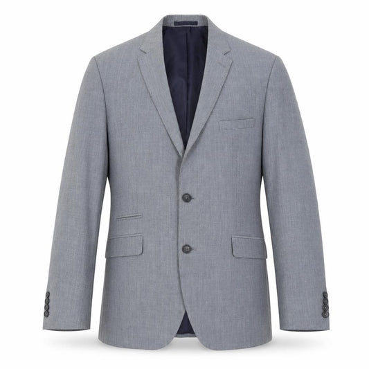 Burton Menswear Men’s Grey 42L Slim Fit Two Button Blazer Suit Jacket