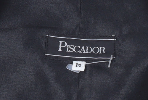 Piscador Men’s Geometric Waistcoat Medium 40 Shawl Lapel Formal