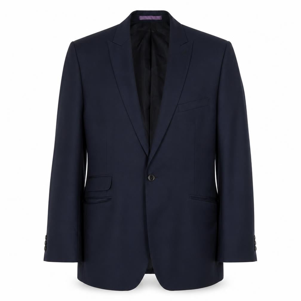 Burton London Men's Blue Slim Fit 42 Blazer Jacket