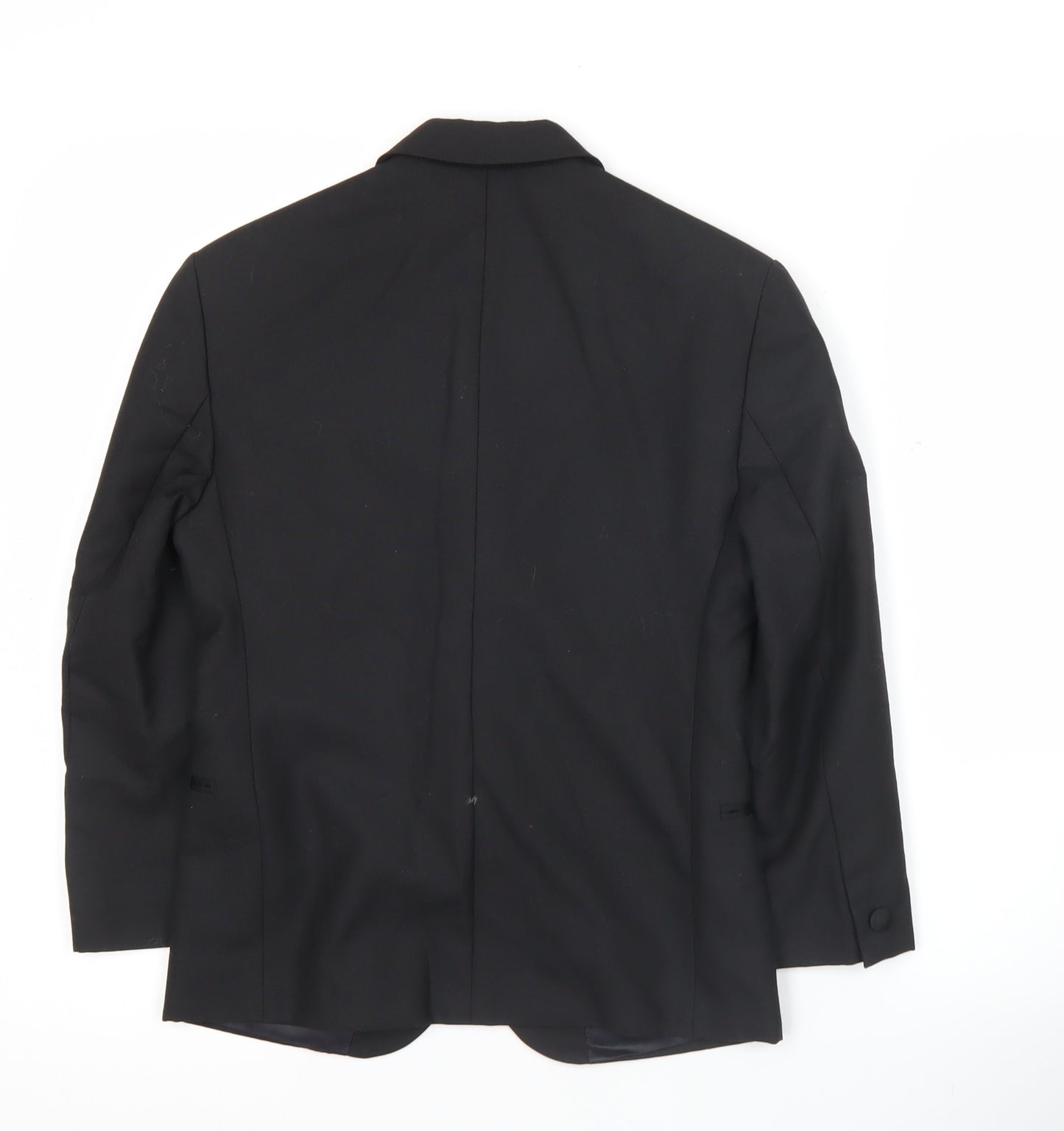 Young’s Formalwear Boys Black Shawl Lapel Tuxedo Blazer Jacket Size 24 in
