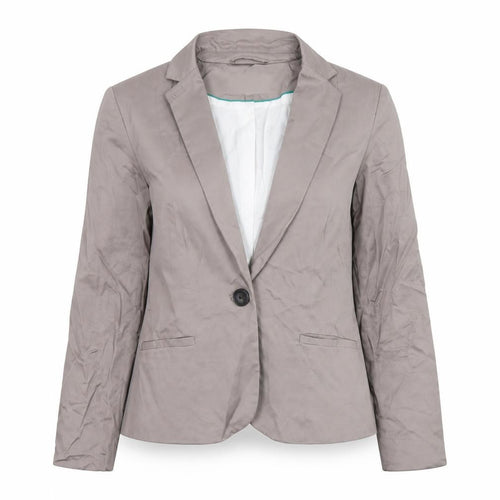 H&M Women’s Brown Blazer Size 10 Cotton Workwear Jacket