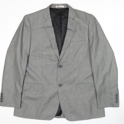Butler and Webb Men’s Grey 42 Regular Suit Jacket Business Formal