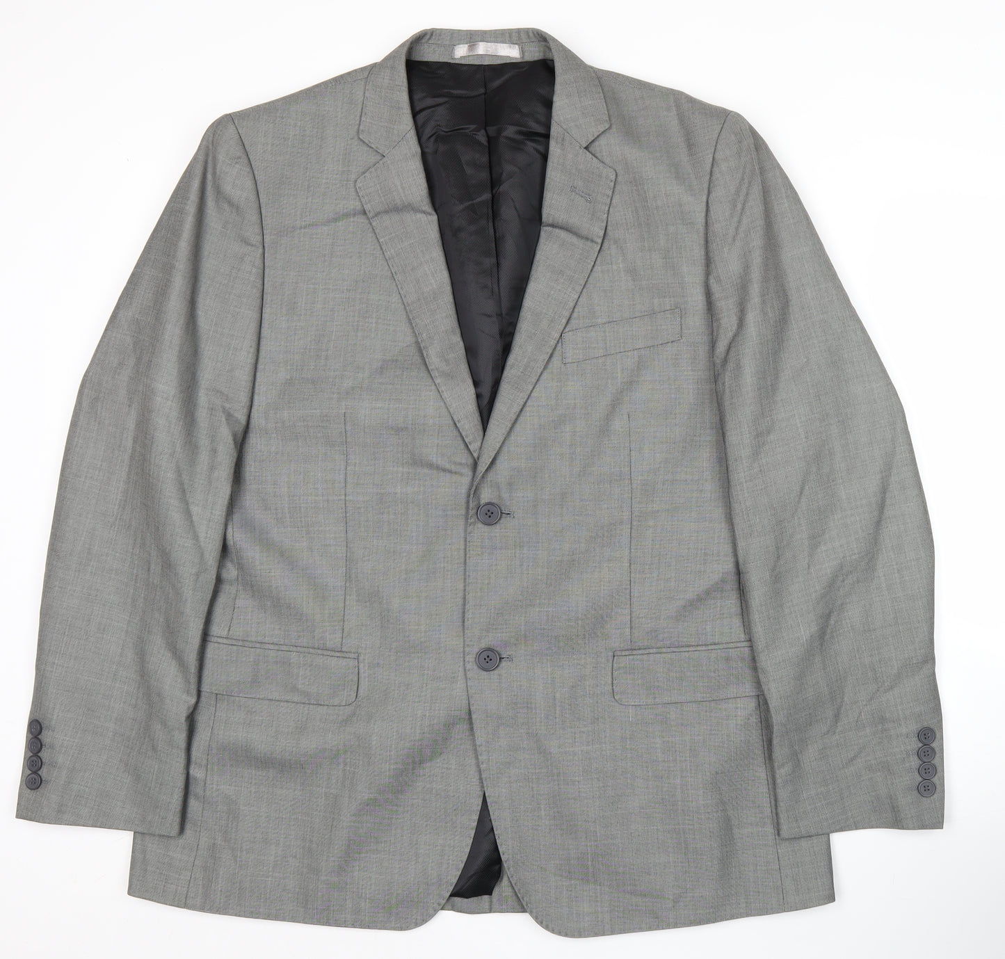 Butler and Webb Men’s Grey 42 Regular Suit Jacket Business Formal
