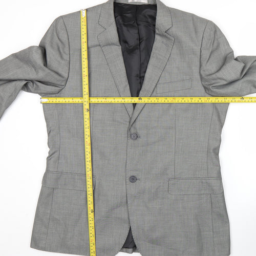Butler and Webb Men’s Grey 42 Regular Suit Jacket Business Formal
